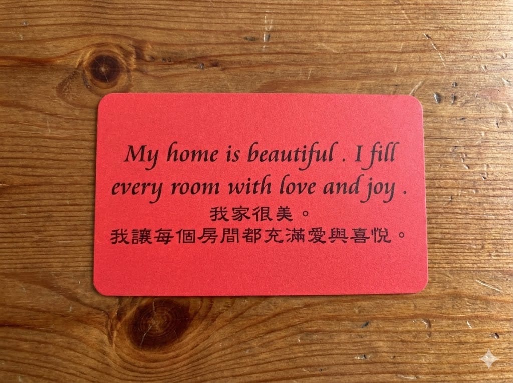 My home is beautiful. I fill every room with love and joy.